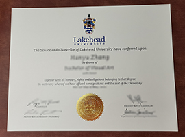 Lakehead University diploma