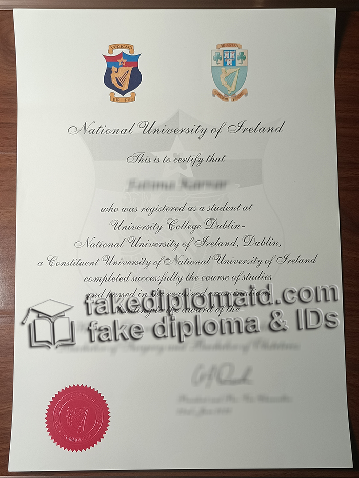 National University of Ireland diploma