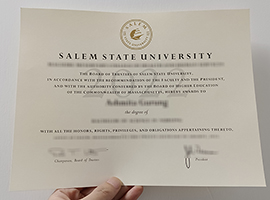 Salem State University diploma, SSU degree