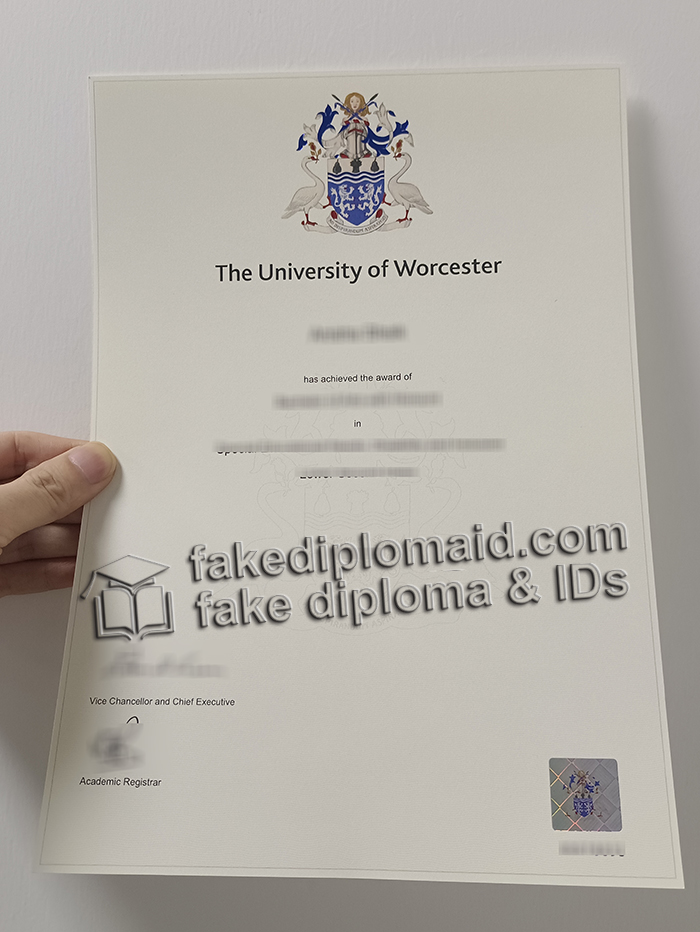 University of Worcester diploma