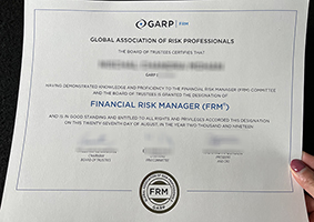 Read more about the article Honorable GARP certificate, buy FRM of GARP certificate