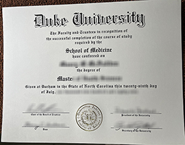 Read more about the article School of Medical master’s degree from Duke University, false Duke diploma