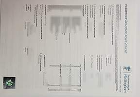 Read more about the article Fake University of Nottingham record of academic achievement