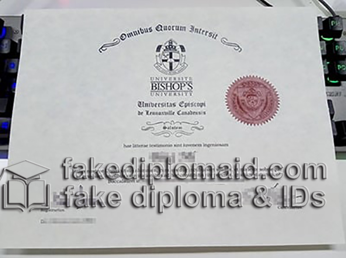 Bishops university diploma