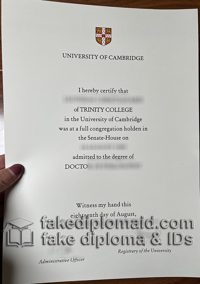 Cambridge degree