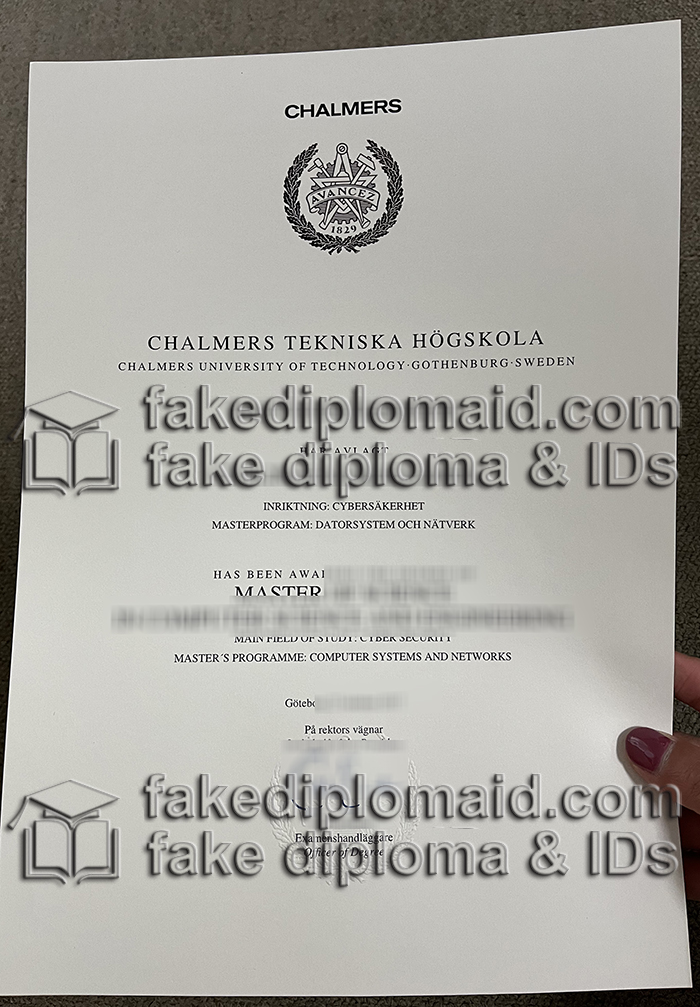 Chalmers tekniska högskola diploma