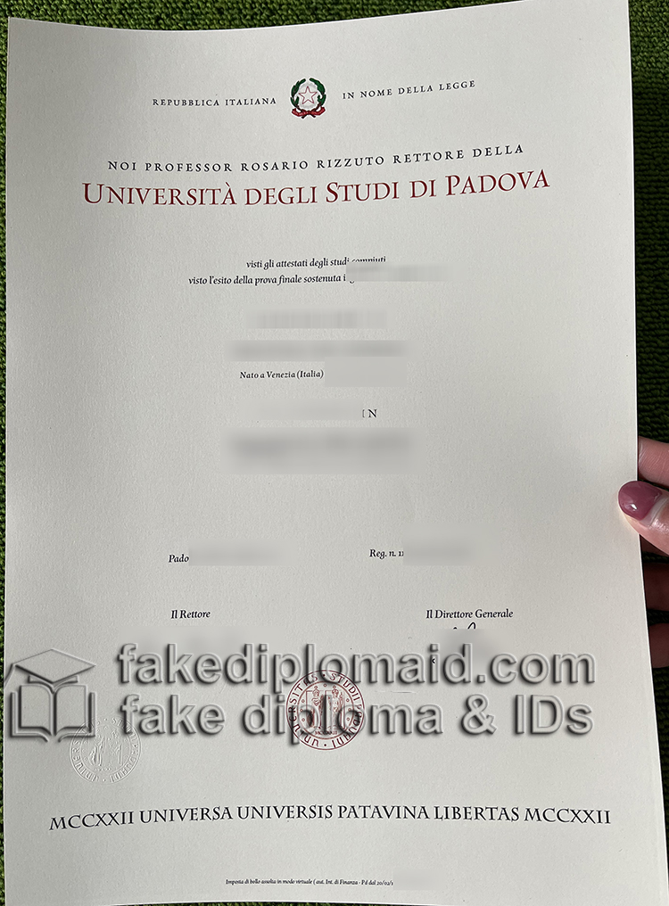 Università degli Studi di Padova diploma