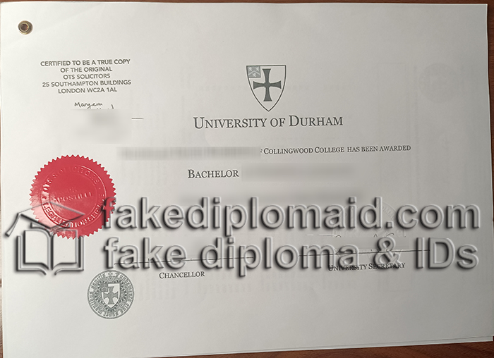 Durham University diploma