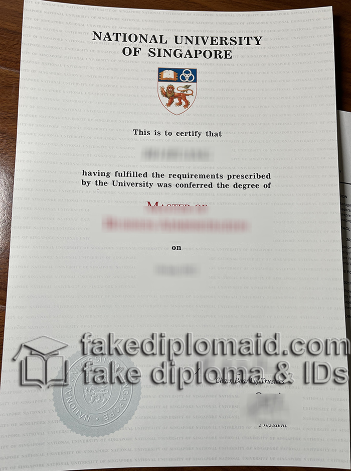 NUS fake diploma