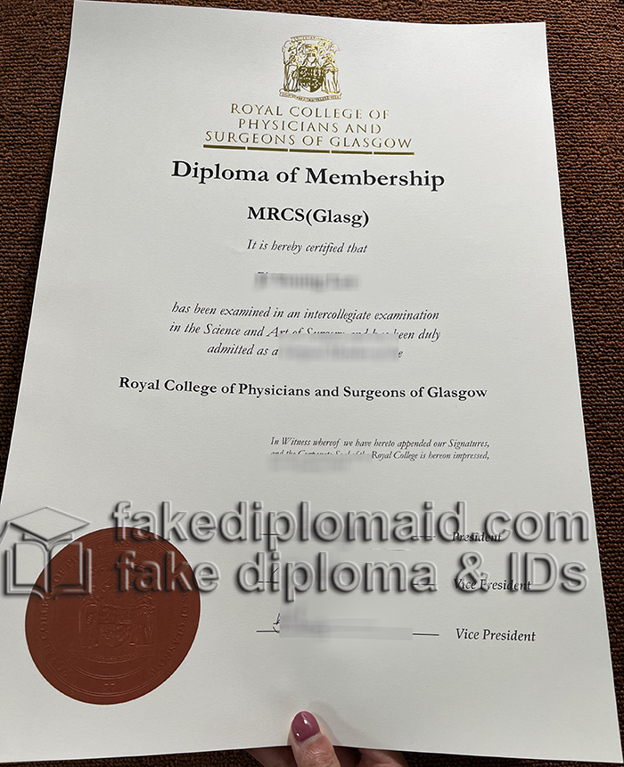 RCPSG diploma