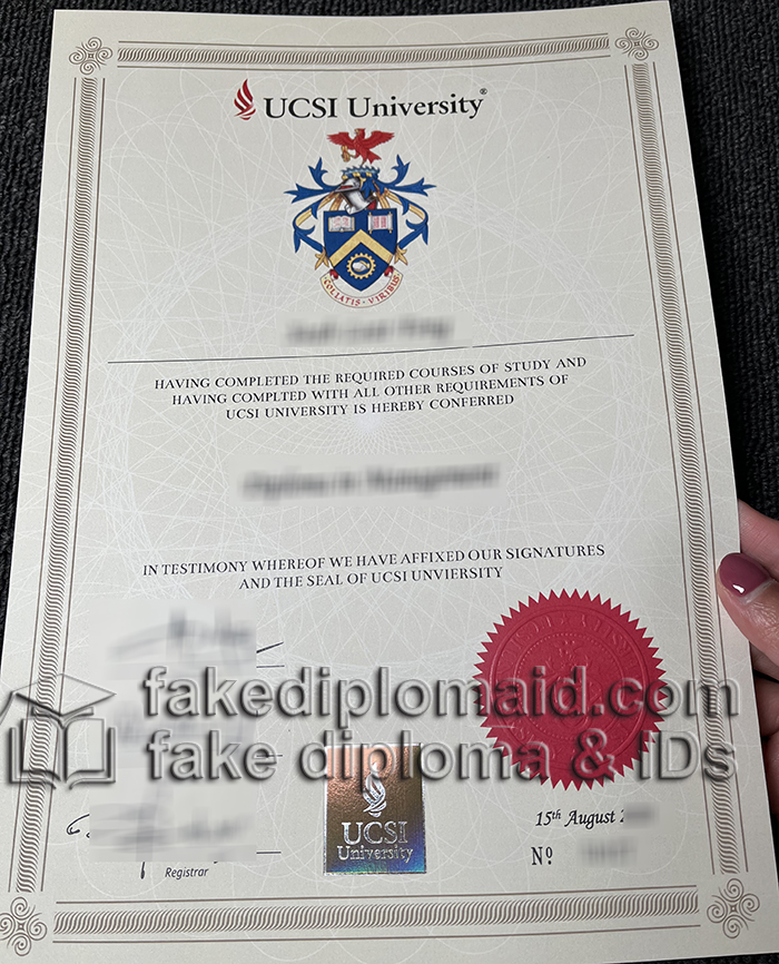 UCSI diploma