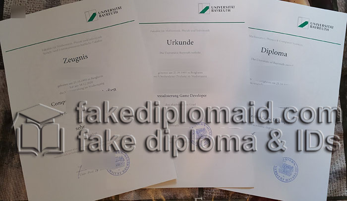 Universität Bayreuth diplomas