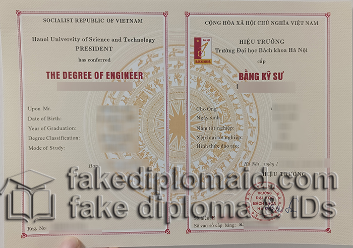 Hanoi university of science and technology diploma