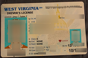 Read more about the article Affordable fake West Virginia Driver’s license in the USA