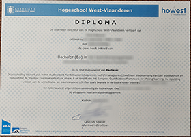A fake Howest diploma