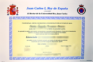 fake URJC diploma