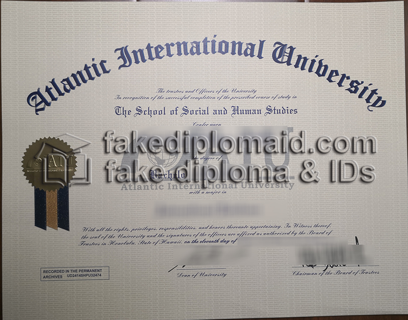 AIU diploma