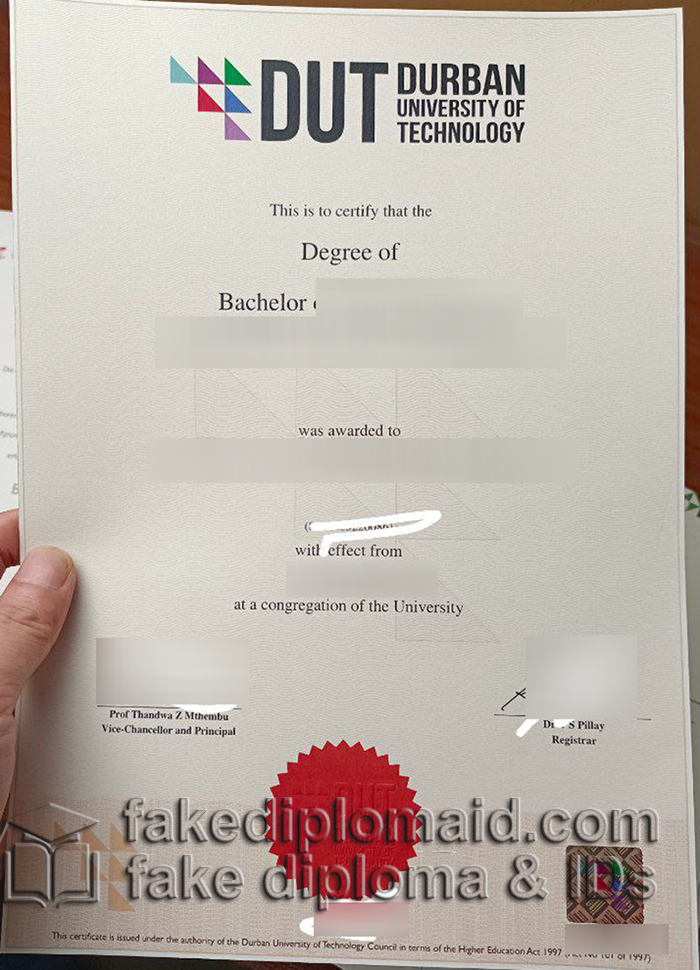 DUT diploma