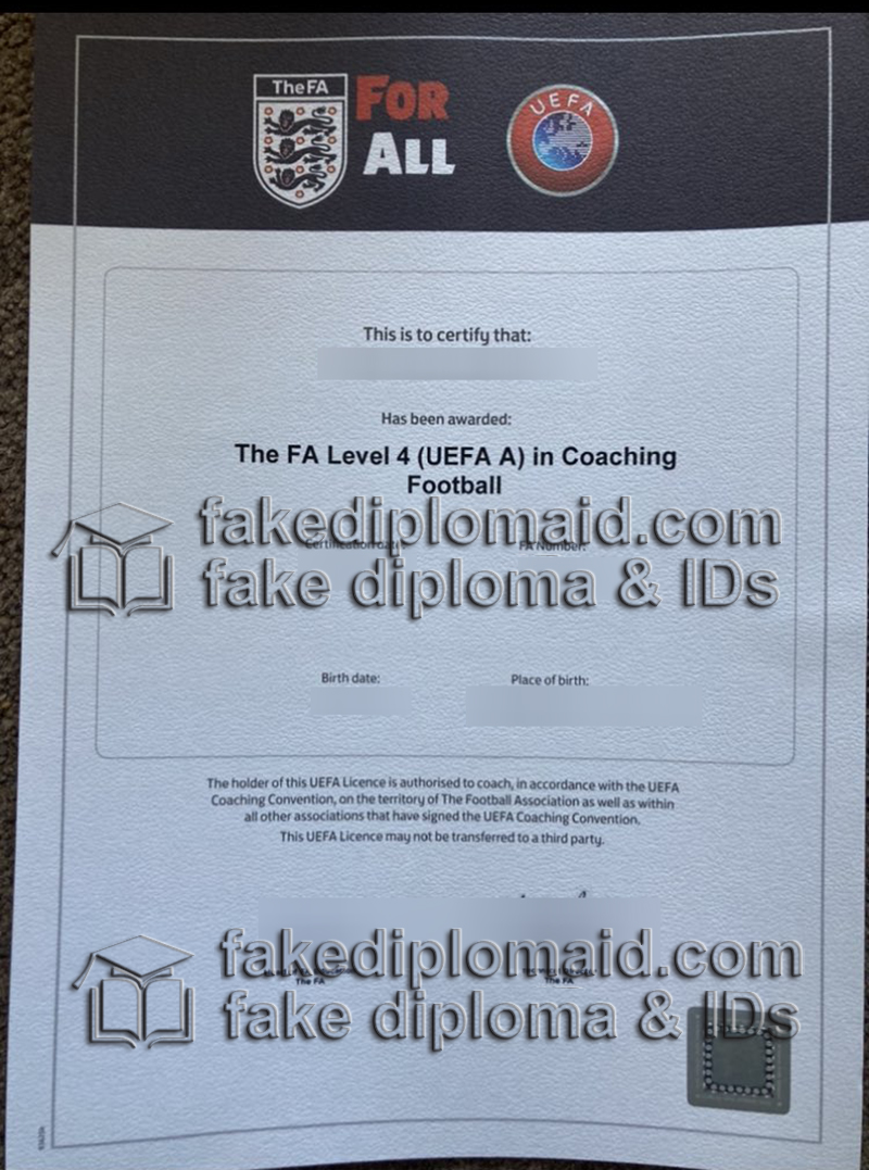 FA level 4 cert