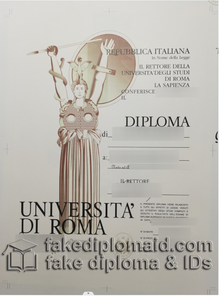 Universita' DI ROMA diploma