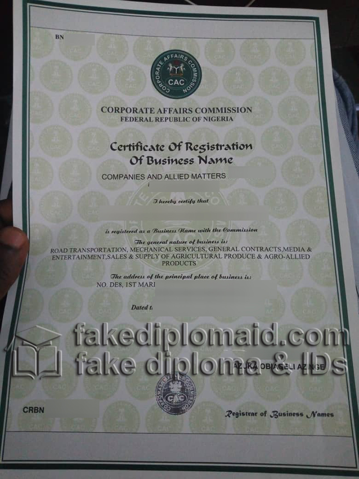 CAC certificate