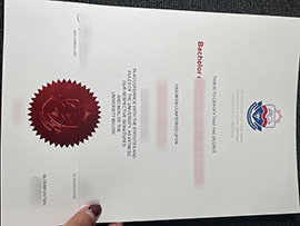 UFS degree cert