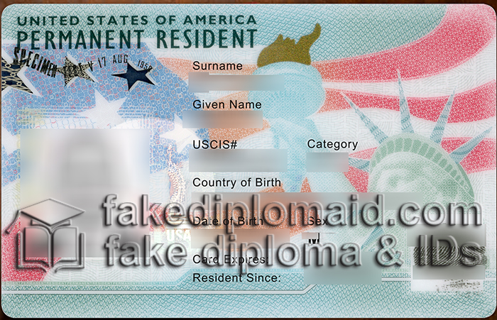 US Permanent Resident Card