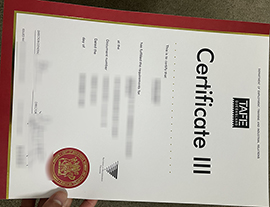 A fake TAFE Queensland certificate