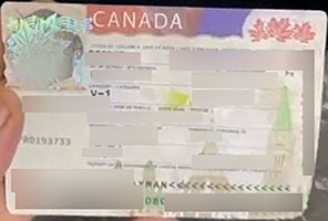 New fake Canada visa