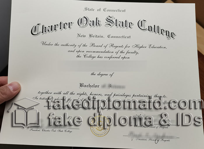 Charter Oak State diploma