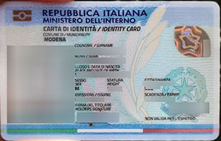 Read more about the article Italian ID card, fake Italy ID card template psd