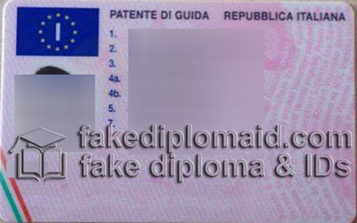 Italy Driver license