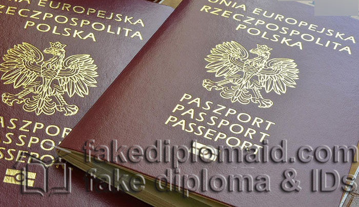 Polish passport fake