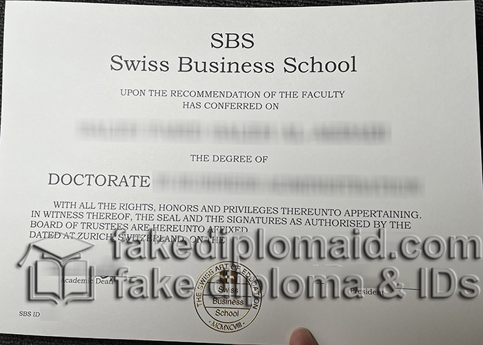 SBS Doctorate degree