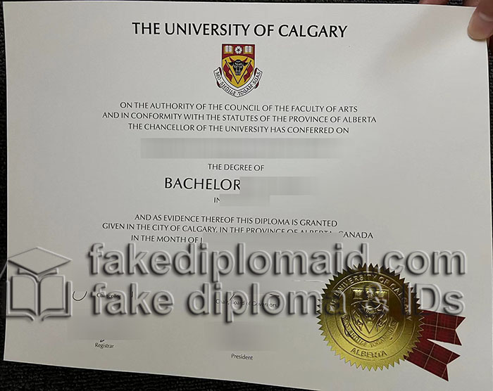University of Calgary diploma
