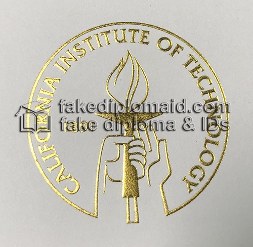 Fake California Institute of Technology Diploma seal