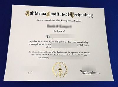 Fake California Institute of Technology Diploma
