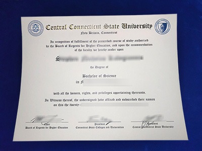 Central Connecticut State University diploma