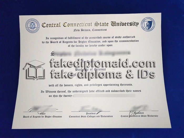 fake CCSU Diploma