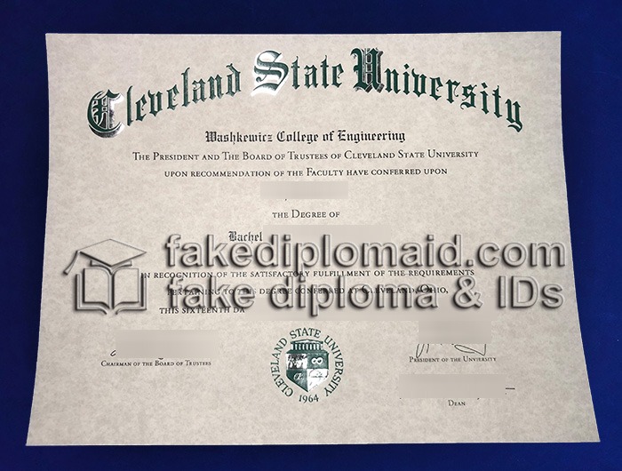 Fake CSU Diploma