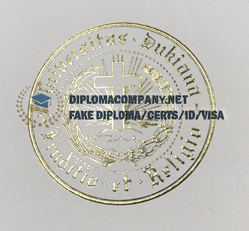 Fake Duke University Diploma