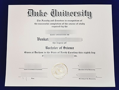 Fake Duke University Diploma