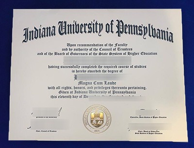 Fake IUP Diploma