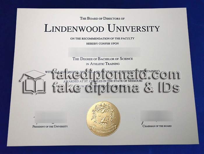 Fake Lindenwood University Diploma