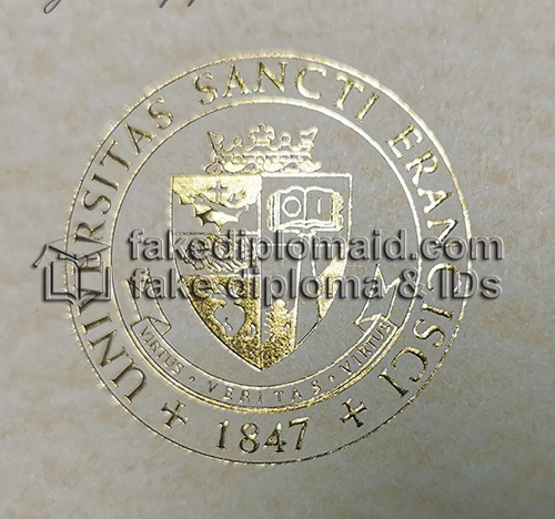 Saint Francis University Diploma Seal