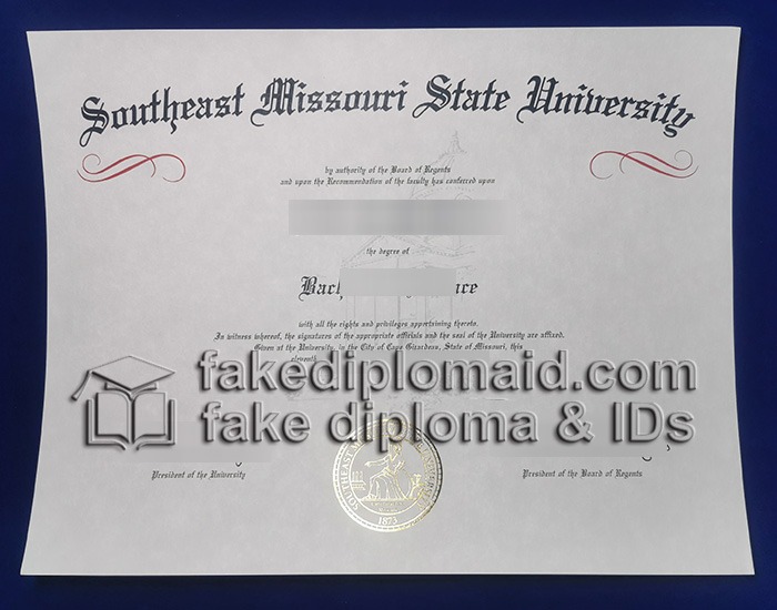 Fake SEMO Diploma