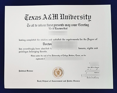 Fake Texas A&M Diploma