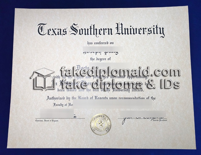 Fake TSU Diploma