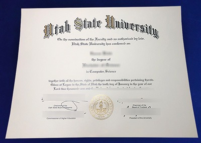 Utah State University diploma