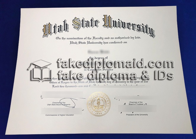 Fake USU Diploma